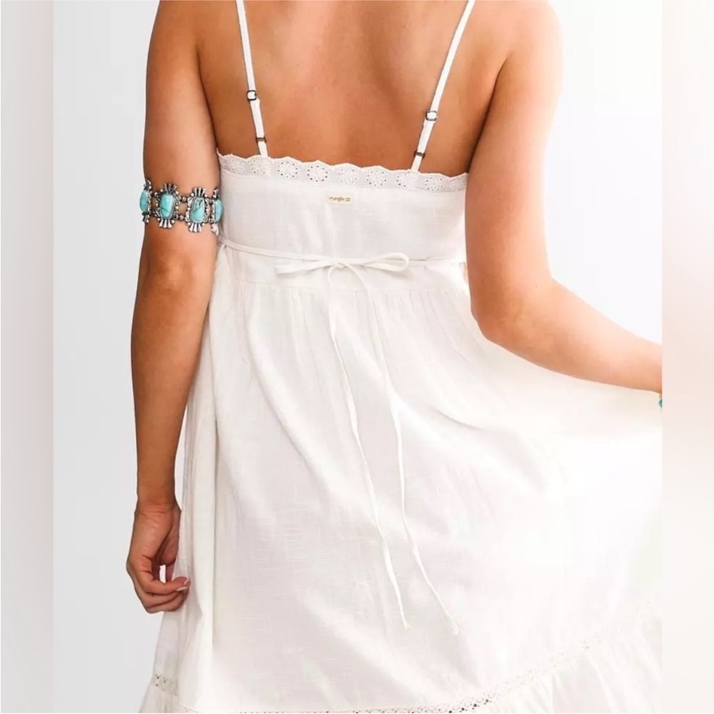 Billabong x Wrangler Peachy Keen Coastal Country White Midi Dress - Picture 5 of 8